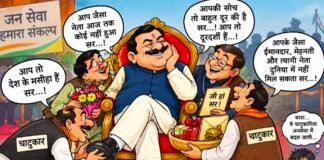 अच्छे दिन की संभावना दिखी तो कांग्रेस के इर्द गिर्द नजर आने लगे भाजपा के सैटर, कभी स्टॉफ को चमकाने वाले अब दरबार में खडे होकर लगा रहे हाजिरी, मेहनतकश कार्यकर्ता हैरान,,